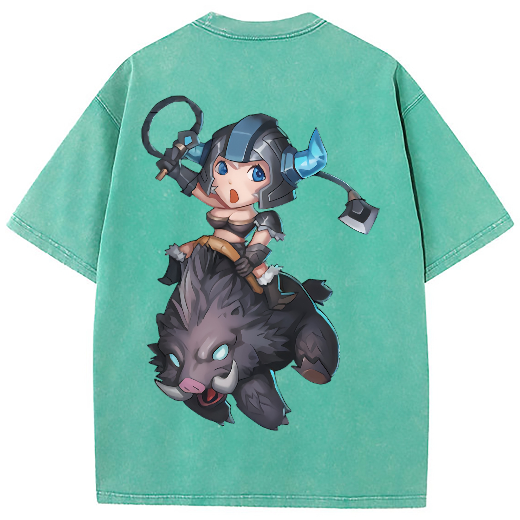 （画像用） リーグ・オブ・レジェンド League of Legends LOL 綿100% ヴィンテージ風 半袖Tシャツ（背面プリント）